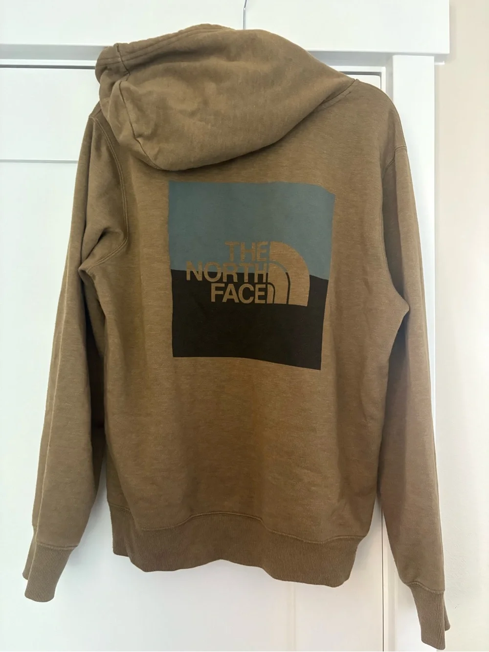 The North Face Men’s Tan Brown Pullover Hoodie- Olive Green